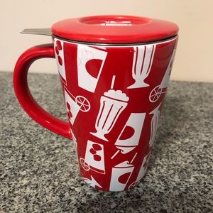 David’s tea perfect red Soda mug